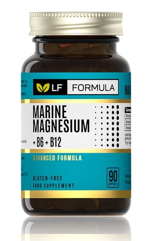 Life Formula Морски магнезий + В6 + В12 х90 капсули Fortex