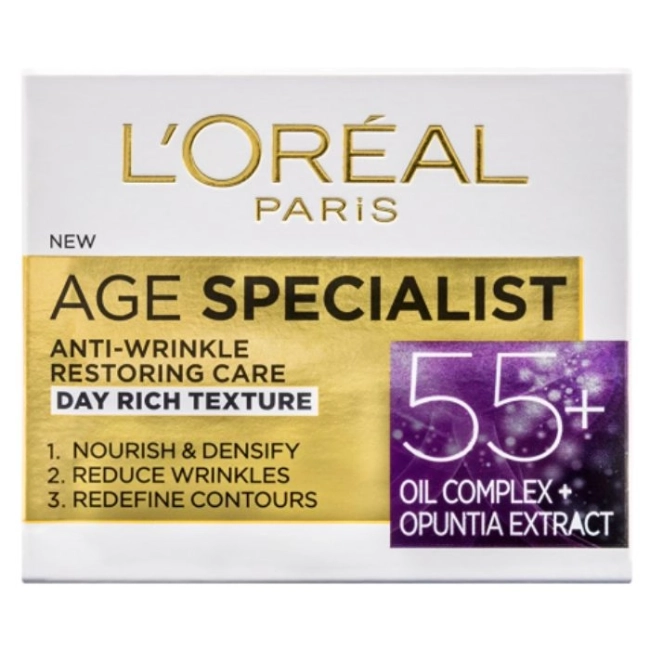 L'OREAL PARIS AGE EXPERT 55+ DAY Крем за лице, 50 мл.