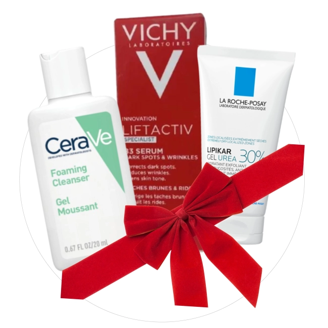 Cera Ve Foaming Cleanser 20 ml Vichy Liftactiv 5 ml La Roche-Posay Lipikar Gel Urea