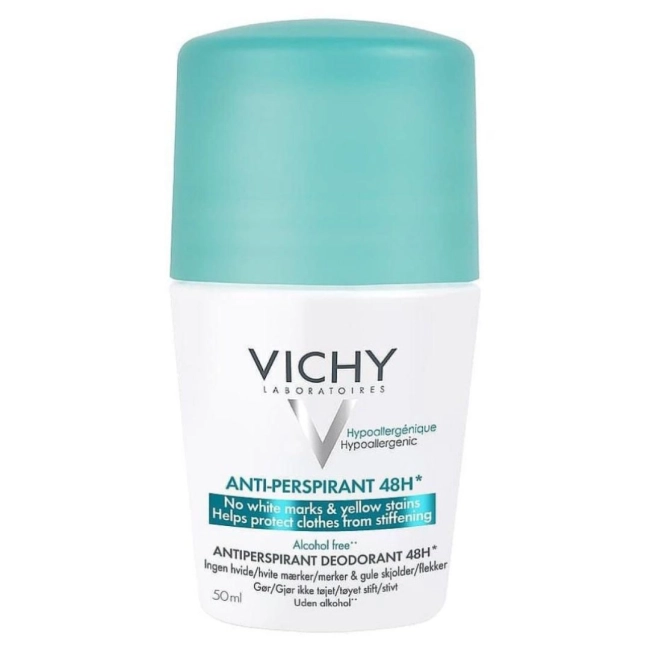 Vichy 48H Intensive Anti-perspirant Anti-stains Deodorant 50 ml Рол-он 50 мл