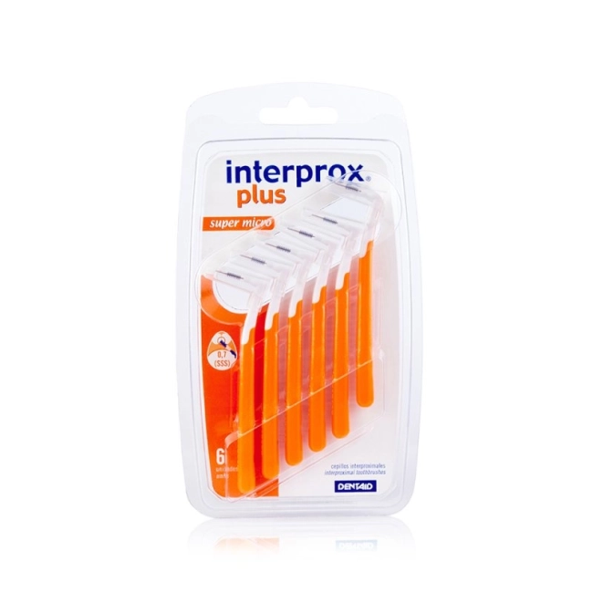 DENTAID интердентални четки за зъби INTERPROX 4G supermicro 0.7mm ISO 1 6 бр. Блистер