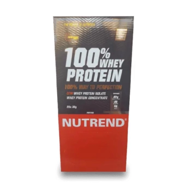 Nutrend 100% Whey Protein 20 x 30 гр. с вкус на Ягода