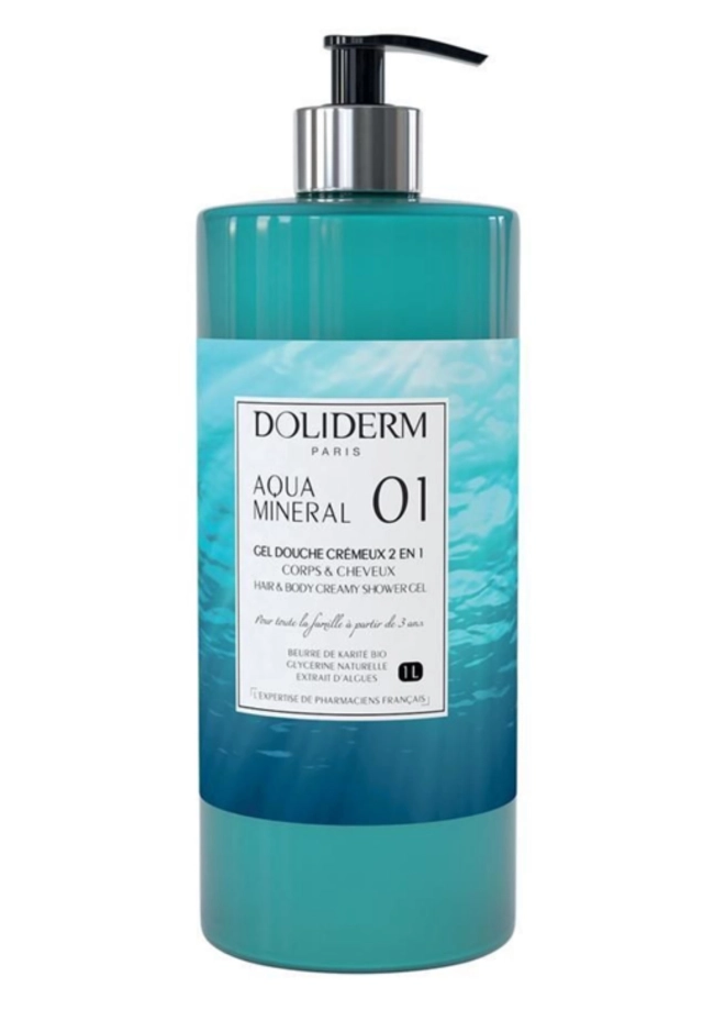 Doliderm Aqua Mineral 01 Кремообразен душ гел 2в1 1 л.