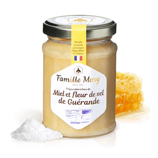 Famille Mary Honey & fleur de sel de Guérande - Мед и морска сол, 230 g