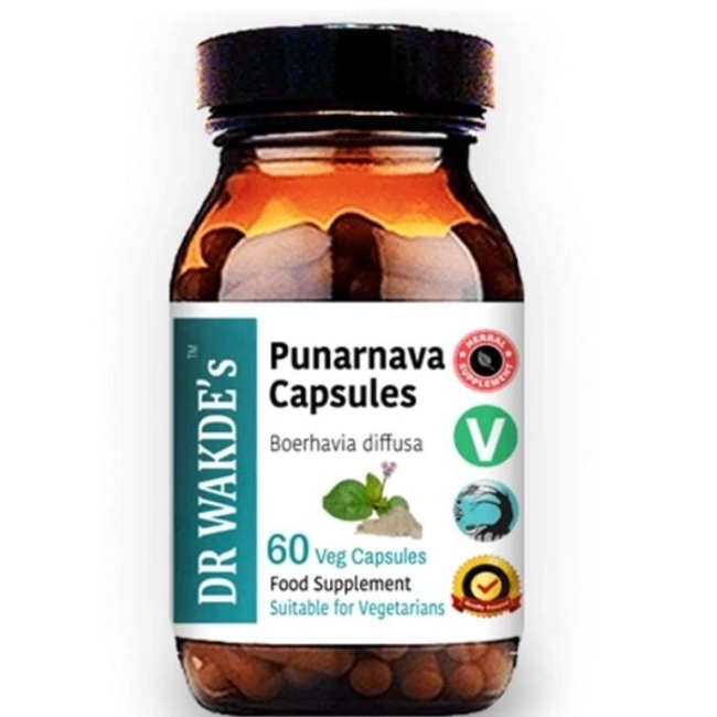 DR WAKDE’s Punarnava / Пунарнава Аюрведа, 60 капсули