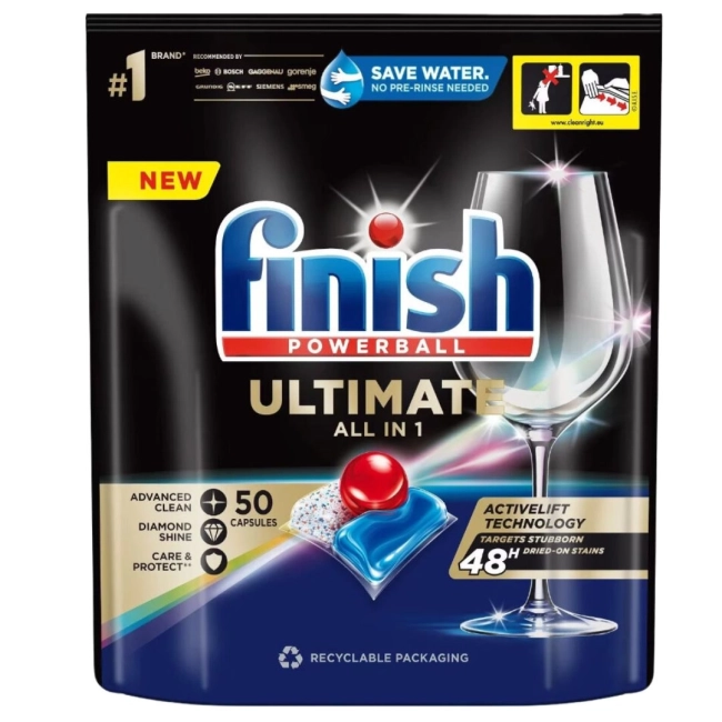 Finish Ultimate All in One Таблетки за съдомиялна 35 броя