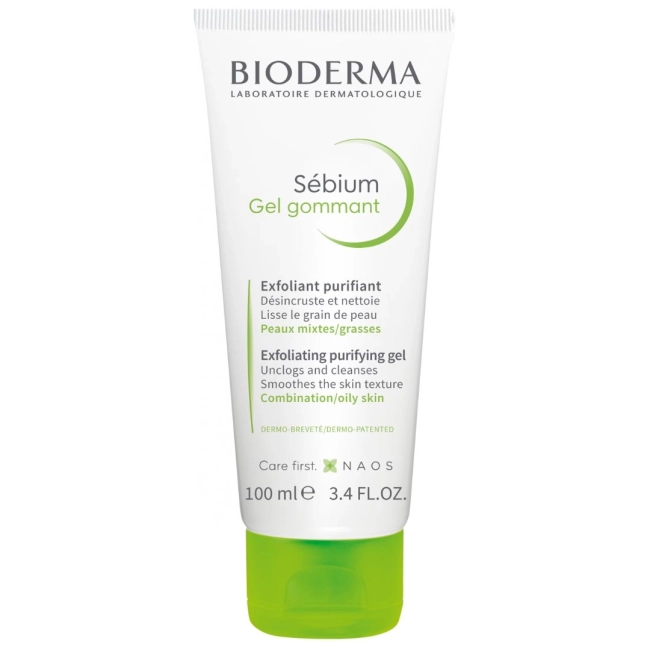 Bioderma Sebium Ексфолиращ гел за комбинирана и мазна кожа 100 мл