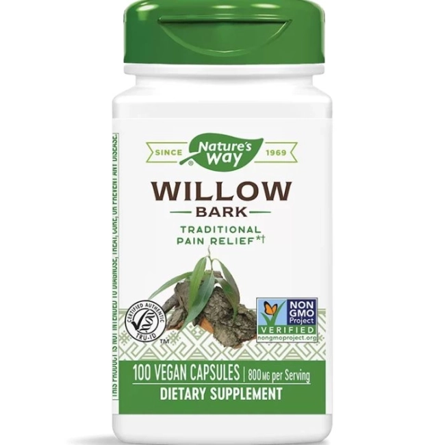 Nature’s Way Бяла върба - Болка и възпаление, 400 mg, 100 капсули