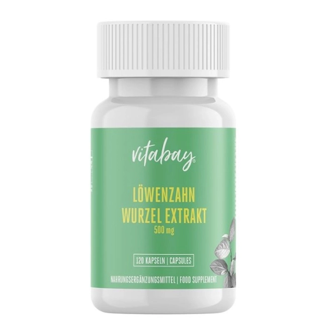 Vitabay Храносмилателна система - Глухарче (екстракт от корен), 500 mg, 120 таблетки