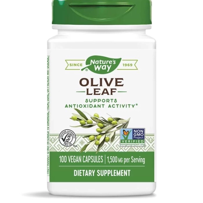 Nature’s Way Маслина - Сърдечно здраве и имунна защита - Антиоксидант, 500 mg, 100 капсули