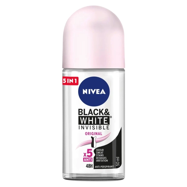 NIVEA Women Black White Invisible Original Рол-он 50 мл