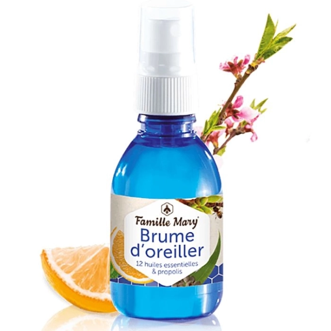 Famille Mary Релаксиращ спрей за сън с 12 етерични масла - Brume Оreiller, 50 ml