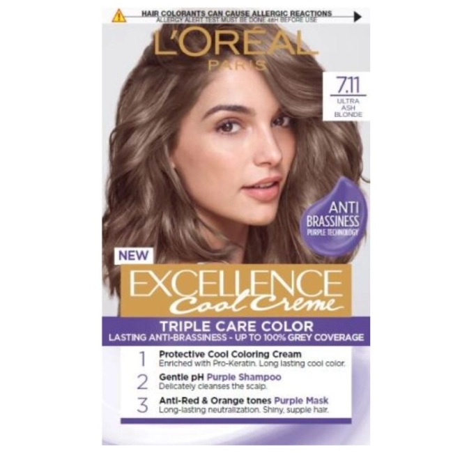 L’Oreal Excellence Cool Creme Боя за коса 7.11 Ultra Ash Blonde