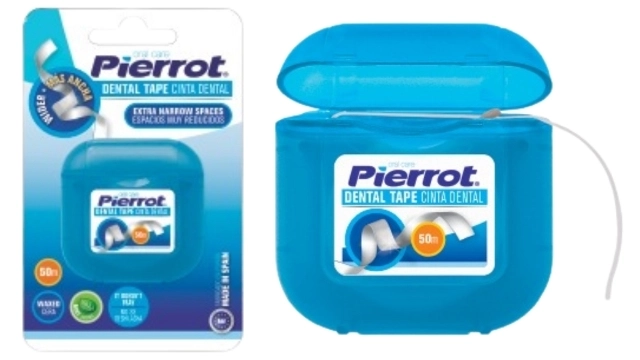 Pierrot Восъчна интердентална лента с аромат на мента 50 м.