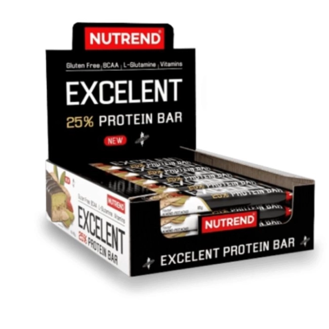 Nutrend Протеинови барове Excelent Protein Bar 18 x 85 гр с вкус на Касис и Червена Боровинка