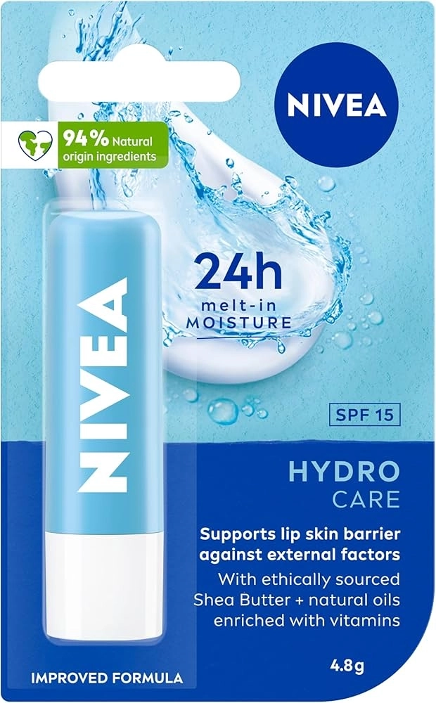 Nivea Hydro Care Балсам за устни SPF15 4.8 г