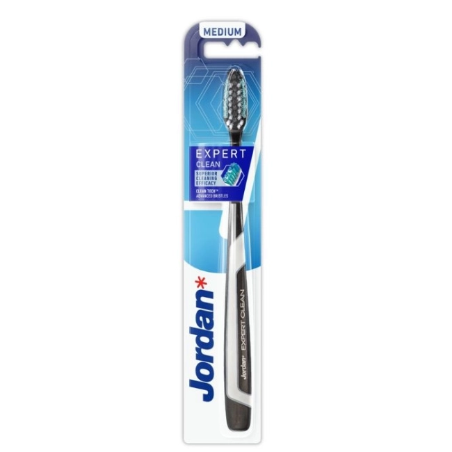 Jordan Expert Clean Soft Четка за зъби с кутия за съхранение