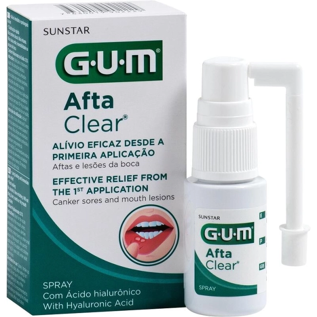 GUM Afta Clear Спрей срещу афти 15 мл