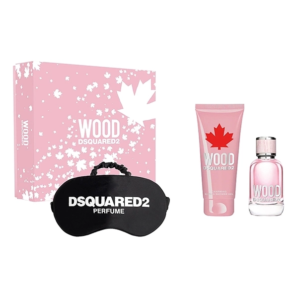 Dsquared2 Wood Комплект за Жени EDT 50 ml + Душ-гел 100 ml + Нощна маска