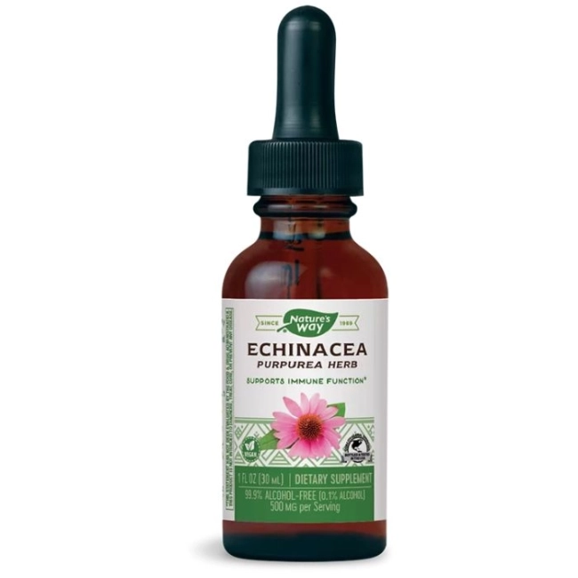 Nature’s Way Ехинацея - тинктура - Имунитет и дихателна система, 30 ml (без алкохол)
