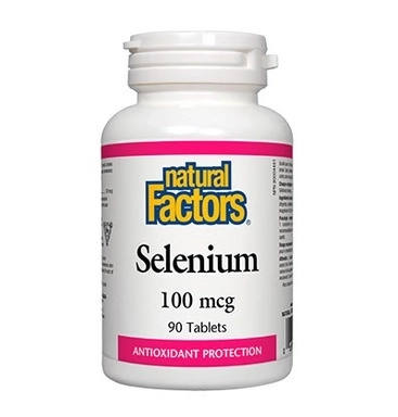 NATURAL FACTORS СЕЛЕН 100mcg х 90 tabl