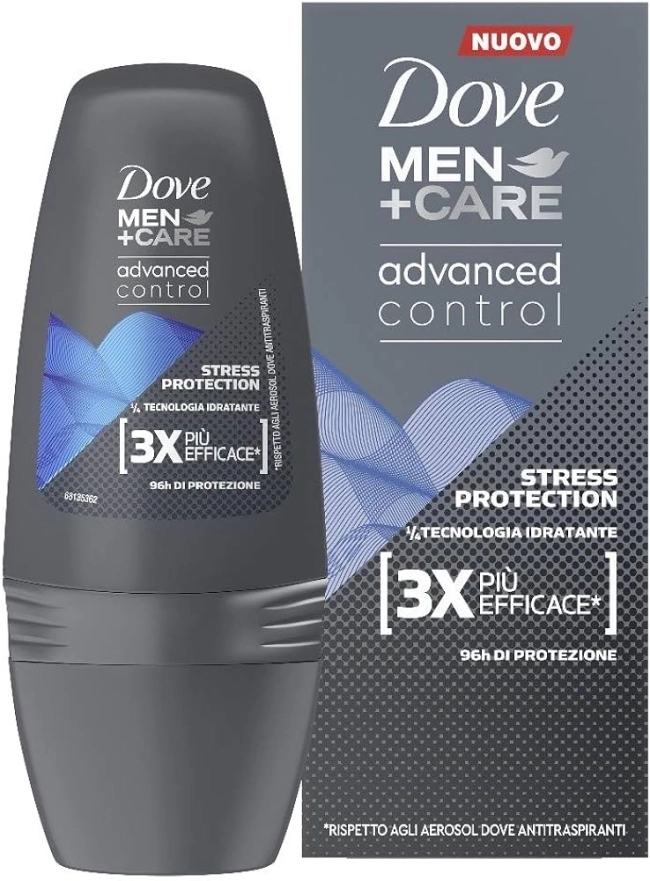 DOVE For men Advanced Control Stress Protect Рол-он /в картонена опаковка/ 50 мл