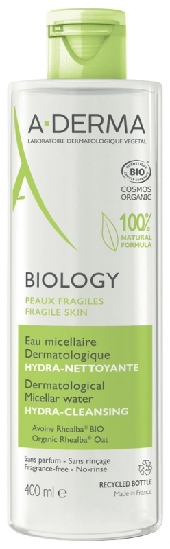 A-Derma Biology Дерматологична мицеларна вода 400 мл