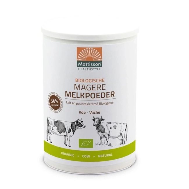 Mattisson Healthstyle Био обезмаслено мляко, 450 g прах