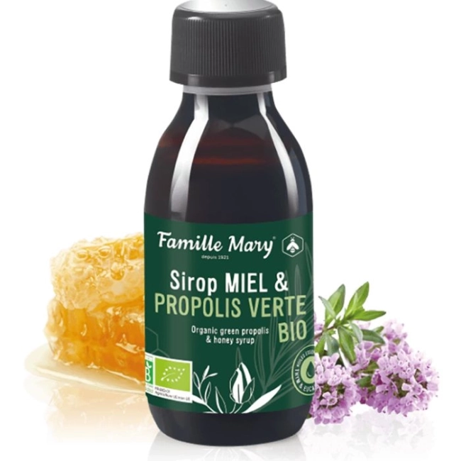 Famille Mary Сироп с пчелен мед и зелен прополис органик, 125 ml