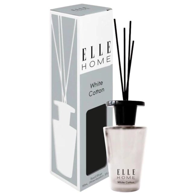 Elle Home Scented Diffuser - White Cotton 150 ml