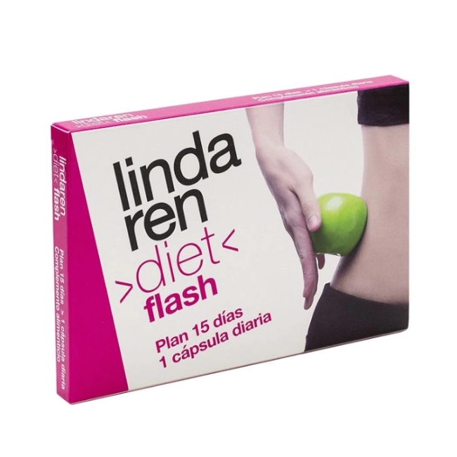 Artesania Agricola Отслабване и метаболизъм - 15-дневна програма за отслабване - Flash Plan 15 dias Linda ren diet, 15 капсули