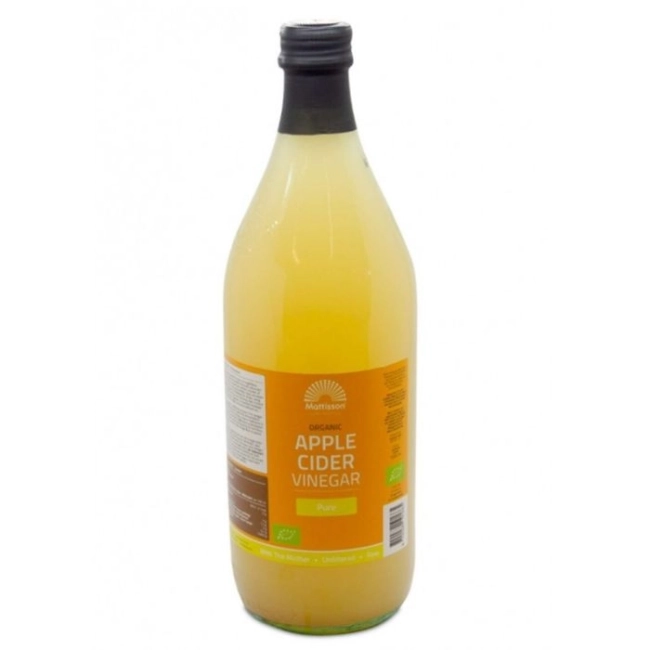 Mattisson Healthstyle Ябълков оцет - Нефилтриран, Био, 1 L