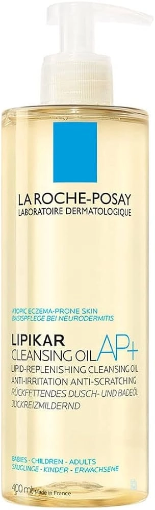 La Roche-Posay Lipikar AP+ Липидовъзстановяващо измиващо олио за бебета, деца и възрастни 400 мл