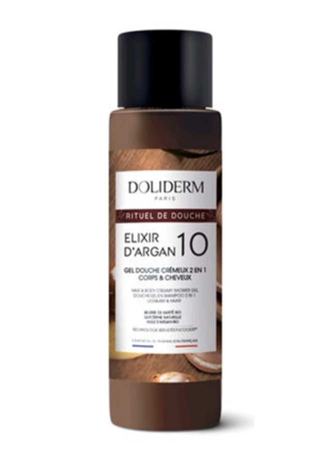 Doliderm Elixir D`Argan 10 Кремообразен душ гел 2в1 100 мл.