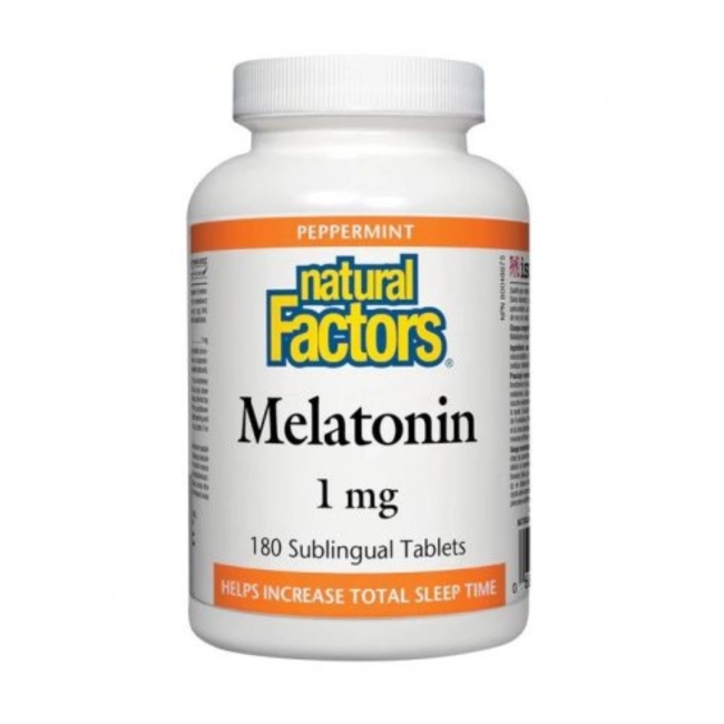 Natural Factors Melatonin Мелатонин 1 мг х 180 таблетки