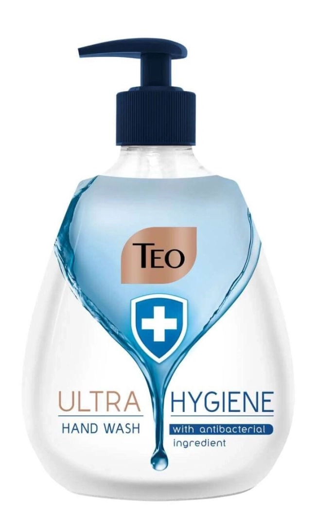 Teo Rich Milk Ultra Hygiene Течен антибактериален сапун - помпа 400 мл