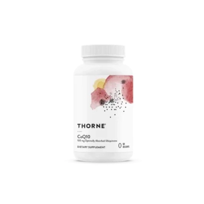 Thorne Енергия и здраво сърце -  Коензим Q10, 100 mg х 60 софтгел капсули