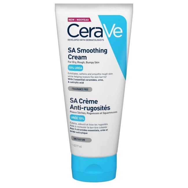 CeraVe SA Изглаждащ крем за суха и груба кожа 177 мл