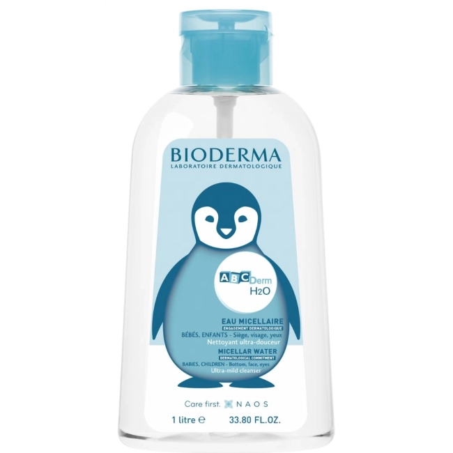 Bioderma ABC Derm Почистващ мицеларен разтвор 1000 мл