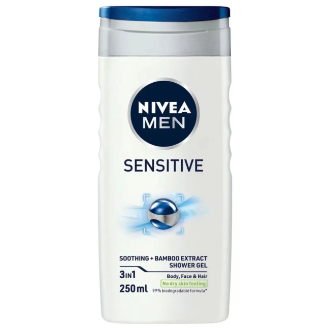 Nivea MEN Sensitive Подхранващ Душ гел 250 мл