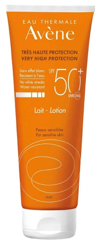 Avene Слънцезащитно мляко за чувствителна кожа SPF50+ 250 мл