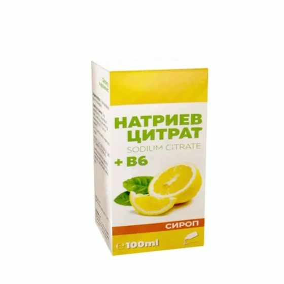 ОМЕГАВИТА НАТРИЕВ ЦИТРАТ + Б6 СИРОП 10