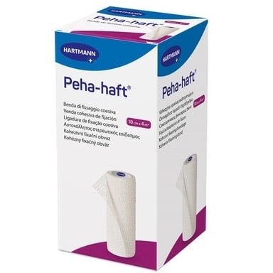 БИНТ Peha-HAFT самозалепващ,фиксиращ 10см/4м. 300041