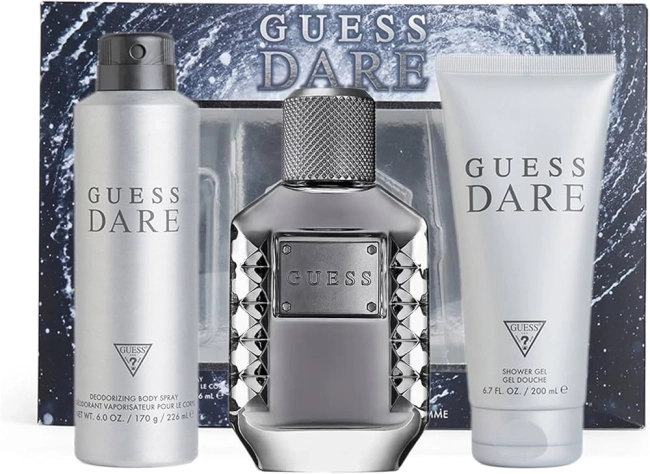 Guess Dare Комплект за мъже - EdT 100 мл + Дезодорант 226 мл + Душ-гел 200 мл
