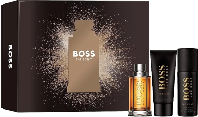 Hugo Boss The Scent Комплект за Мъже - EdT 100 ml + Дезодорант 150 ml + Душ гел 100 ml