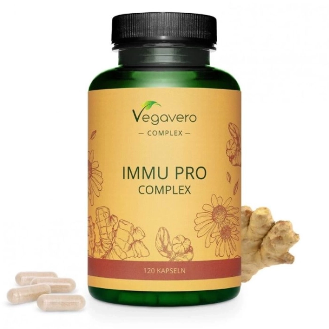 Vegavero Immu Pro Complex / Имун про комплекс, 120 капсули, 100% Vegan