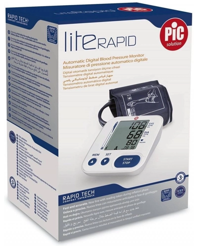 Pic Solution - Lite Rapid Електронен апарат за кръвно налягане
