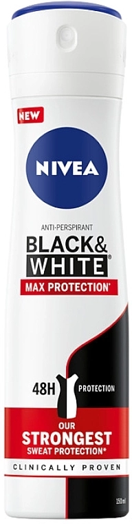 NIVEA Women Black White MAX Protection Дезодорант против изпотяване 150 мл