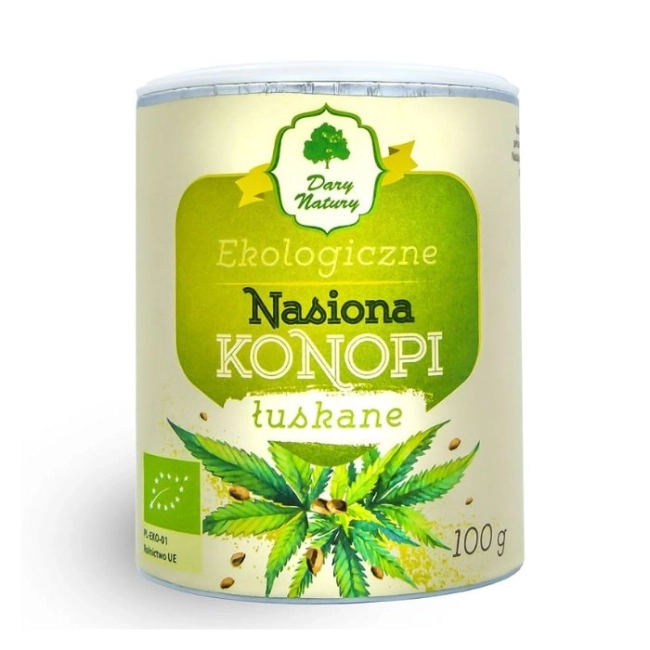 Dary Natury Белени конопени семена Био, 100 g