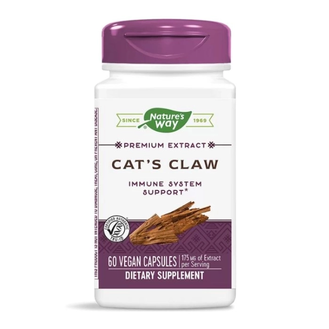 Nature’s Way Котешки нокът - премиум екстракт - Силен имунитет, 335 mg, 60 капсули